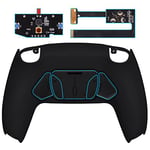 eXtremeRate Black Programable RISE4 Remap Kit for ps5 Controller BDM-010 BDM-020, Upgrade Board & Redesigned Back Shell & 4 Back Buttons - Controller NOT Included