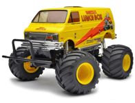 58347 Tamiya RC Radio Control Car Monster Truck Kit 1/12 Scale Lunchbox Yellow