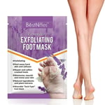 BestNiffes Lavender Exfoliating Peel Dead Skin Renewable Soft Foot Socks Mask