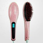 Electric Hair Straightener Comb LCD Iron Brush Auto Fast Hair Massager Tool Kit