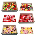 Pick N Mix Retro Sweets Box Sweet Hamper Birthday Party Easter Mothers Day Gift - 200g 300g or 1kg - Personalised Message (Valentine's, 200g)