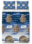 Star Wars Mandalorian Double Duvet Cover Baby Yoda Reversible Bedding Set