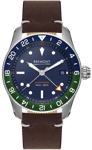 Bremont Watch Supermarine S302 GMT Blue Leather