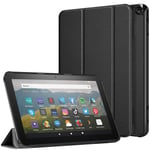 FINTIE Slim Case for All-New Fire HD 8 Tablet and Fire HD 8 Plus Tablet (10th Generation, 2020 Release) - Ultra Lightweight Protective Stand Cover with Auto Wake/Sleep, Black