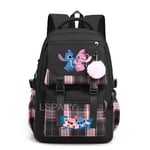 Ny Lilo och Stitch Stitch Stitch Skolväska Student Ryggsäck Ryggsäck #06