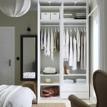 IKEA PLATSA garderobskombination 140x57x261 cm