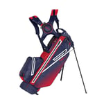 BRAND NEW Sun Mountain H2NO 14w Lite Stand Golf Bag Navy-Red-White