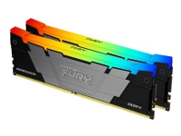 Kingston FURY Renegade RGB - DDR4 - sats - 16 GB: 2 x 8 GB - DIMM 288-pin - 3200 MHz / PC4-25600 - CL16 - 1.2 V - ej buffrad - icke ECC - svart