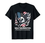New Kensington Pennsylvania 4th Of July USA American Flag T-Shirt