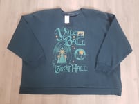 HARRY POTTER SWEATSHIRT size 24 - 26 teal YULE BALL THE GREAT HALL jumper GEORGE