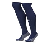 Nike U NK Strike Kh-Wc22 Team Chaussettes Montantes au Genou, Bleu Marine/Blanc, XL Mixte