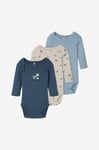 Name it baby - Body nbmBody LS Jet Stream Tractor 3-pack - Vit