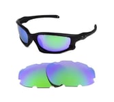 POLARIZED REPLACEMENT GREEN VENTED LENS FOR OAKLEY SPLIT JACKET SUNGLASSES