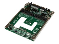 Startech.Com Dubbel Msata Ssd Till 2,5" Sata Raid-Adapter-Konverterare - Kontrollerkort - 2 Kanal - Msata - Raid 0, 1, Jbod, Big - Sata 6Gb/S - För P/N: Bracket125pt, Bracket125ptp, Bracket225pt, Bracket425f