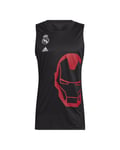 Marvel Avengers x Adidas x Real Madrid Iron Man Vest Top Black 4XL - RARE - BNWT