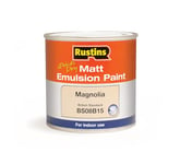 RUSTINS Matt Emulsion Paint Magnolia 500ml