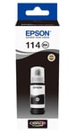 Genuine Epson 114 Pigment Black Ink EcoTan Refill Bottle Cartridges, C13T07A140