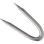CRAMPILLON attache grillage câble fil acier galvaniser (4,5x45)