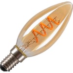 LED-ljus C35 E14 2W 80lm 2200K CRI80 325° guld
