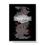 Game of Thrones Westeros Greetings Card - Large Card