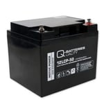 Q-Batteries 12LCP-50 12V 50Ah deep cycle AGM batteri (Forbrugsbatteri)