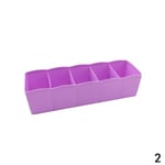 Multifunction Drawer Storage Five Grid Underwear Box Soc D