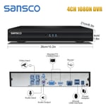 SANSCO 4 Channel CCTV DVR Digital Video Recorder 1080N Home Security 5in1 HMDI
