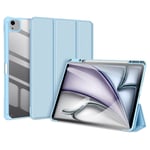 DUX DUCIS iPad Air 13" 2024 / Pro 12.9" 2018/2020/2021/2022 Tri-fold fodral - Ljusblå