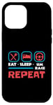 iPhone 14 Plus Eat Sleep Sim Race Repeat Sim Racing Case
