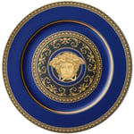 Versace Medusa Blue Service Plate, 30 cm Blå Porselen