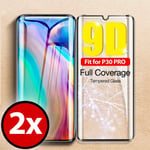 2pcs Screen Protector 9h Tempered Glass Protective Film P30 Pro