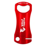 Wolf Tooth Bottle Opener - Red