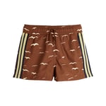 Mini Rodini Seagull Aop Badshorts Brown | Brun | 92/98 cm