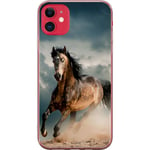 Apple iPhone 11 Transparent Mobilskal Springande Häst