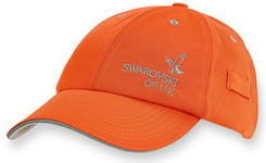 Swarovski Caps - Merino ull, med grå logo - Oransje