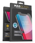 Magglass iPhone 12 Pro Max Matte Screen Protector (Fingerprint Resistant) Bubble-Free Anti Glare Tempered Glass Anti-Microbial Display Guard (Case Compatible)