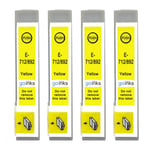 4 Yellow Ink Cartridges to replace Epson T0714 Compatible for Stylus Printers