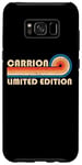 Coque pour Galaxy S8+ CARRION Surname Retro Vintage 80s 90s Birthday Reunion