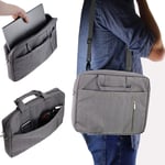 Navitech Grey Sleek Premium Water Resistant Shock Absorbent Carry Bag Case Compatible With The Asus ZenBook Pro Duo