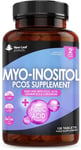 Myo-Inositol PCOS Supplement - Myo Inositol Tablets + Folic Acid, B12 & Chromium