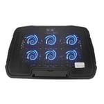 Laptop Cooling Pad Notebook Cooler Heat Dissipation Computer Base with Dual USB Power 2400 RPM Copper Coil Motor Notebook Cooling Pad Stand