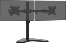Double LCD PC Monitor Arm Mount Desk Stand 13-32" Screen Riser TV Bracket UK