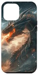 Coque pour iPhone 13 Pro Max Dragon Tempest Dragon Fantasy Mythical Lightning
