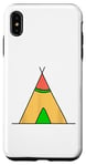 Coque pour iPhone XS Max Teepee Tent Camp Camping Cadeau Mignon Amérindien