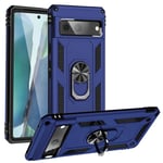 Google Pixel 7 Military Armour Ring Case Navy