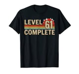 Level 61 Complete Gaming Vintage 61 Years Wedding T-Shirt