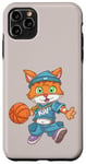 Coque pour iPhone 11 Pro Max Chat de basket