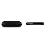 Humax FVP-5000T 1TB Freeview Play HD TV Recorder - Black & Sony DVPSR760H DVD Upgrade Player (HDMI, 1080 Pixel Upscaling, USB Connectivity), Black