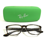 Ray-Ban Kids Eyeglasses Frames RB1592 3805 Brown Tortoise Clear Square 48-16-130