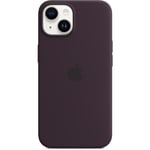 Apple iPhone 14 Silicone Case with MagSafe - Elderberry Silky - Soft Touch Finish